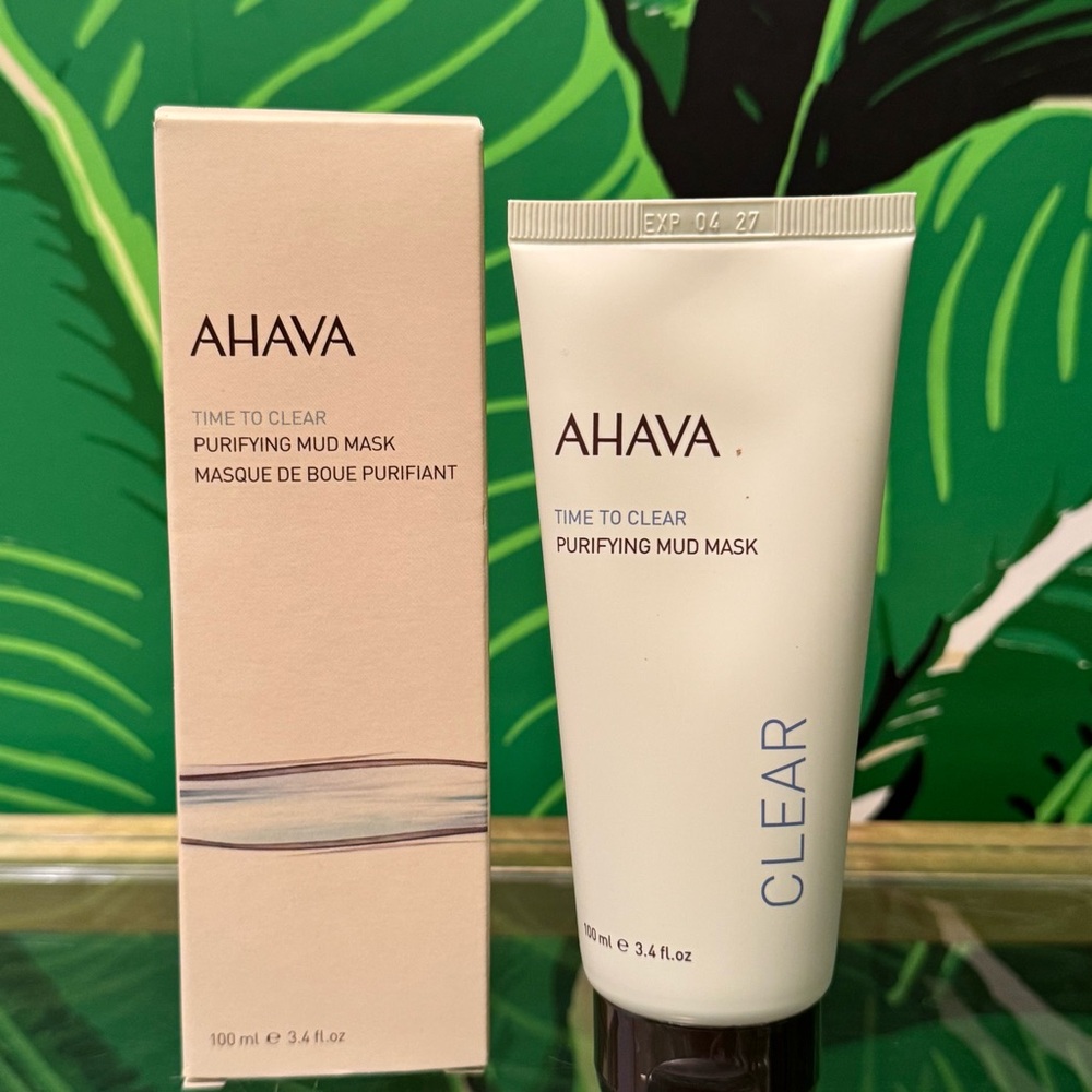 AHAVA Time to Clear Purifying Mud Mask 3.4 oz NWT
